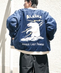 LB/S （エルビーエス）の「【HOUSTON/ヒューストン】VELVETEEN SOUVENIR JACKET TIGER ALASKA 51521 51522（スカジャン）」