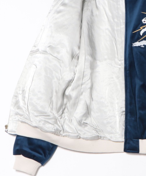 HOUSTON(ヒューストン)の「【HOUSTON/ヒューストン】VELVETEEN SOUVENIR JACKET TIGER ALASKA 51521 51522(スカジャン・メンズ・ブラック系その他/ブルー系その他/ブルー系その他2/ブラック系その他2・LARGE/X-LARGE/MEDIUM)」の10枚目の写真