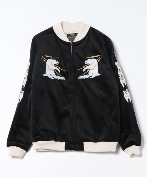 HOUSTON(ヒューストン)の「【HOUSTON/ヒューストン】VELVETEEN SOUVENIR JACKET TIGER ALASKA 51521 51522(スカジャン・メンズ・ブラック系その他/ブルー系その他/ブルー系その他2/ブラック系その他2・LARGE/X-LARGE/MEDIUM)」の16枚目の写真