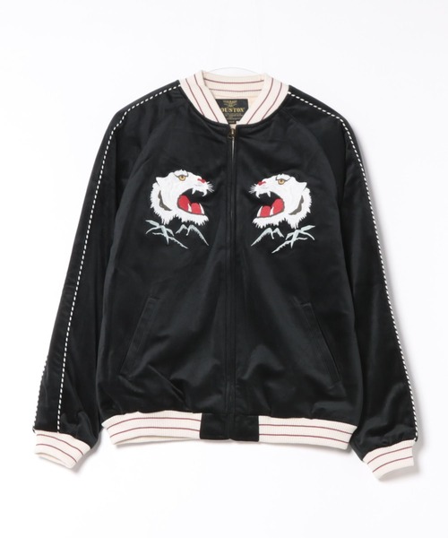 HOUSTON(ヒューストン)の「【HOUSTON/ヒューストン】VELVETEEN SOUVENIR JACKET TIGER ALASKA 51521 51522(スカジャン・メンズ・ブラック系その他/ブルー系その他/ブルー系その他2/ブラック系その他2・LARGE/X-LARGE/MEDIUM)」の17枚目の写真