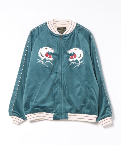 HOUSTON(ヒューストン)の「【HOUSTON/ヒューストン】VELVETEEN SOUVENIR JACKET TIGER ALASKA 51521 51522(スカジャン・メンズ・ブラック系その他/ブルー系その他/ブルー系その他2/ブラック系その他2・LARGE/X-LARGE/MEDIUM)」の19枚目の写真