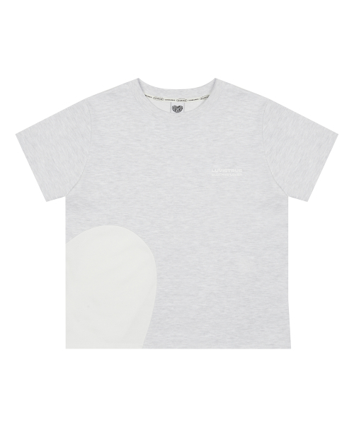 LUVISTRUE(ラヴイズトゥルー)の「BASIC HEART SET UP_TOP(GRAY)(Tシャツ/カットソー・レディース・その他・FREE)」の2枚目の写真