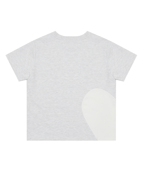 LUVISTRUE(ラヴイズトゥルー)の「BASIC HEART SET UP_TOP(GRAY)(Tシャツ/カットソー・レディース・その他・FREE)」の3枚目の写真
