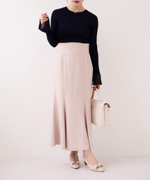 VIS | 美easyリネンライクマーメイドスカート/イージーケア・接触冷感・セットアップ対応(スカート)