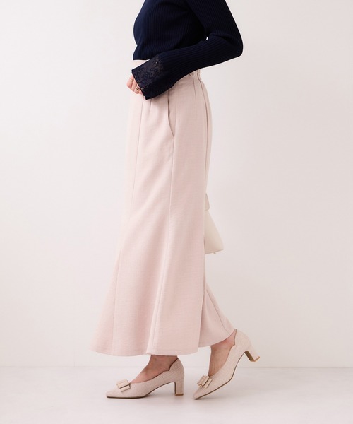 VIS（ビス）の「美easyリネンライクマーメイドスカート/イージーケア・接触冷感・セットアップ対応（スカート・レディース・ピンク/グレー/ブラック/キナリ・M/S/SS/L）」の11枚目の写真