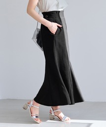 VIS（ビス）の「美easyリネンライクマーメイドスカート/イージーケア・接触冷感・セットアップ対応（スカート）」