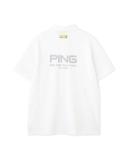 PING(ピン)の「【PING APPAREL】レイブロックMr.PING半袖ポロシャツ <GOLD> (MENS)(ポロシャツ・メンズ・ホワイト/ブルー系その他/ブラック・S/LL/L/LL1/M)」の6枚目の写真