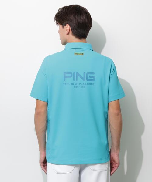 PING(ピン)の「【PING APPAREL】レイブロックMr.PING半袖ポロシャツ <GOLD> (MENS)(ポロシャツ・メンズ・ホワイト/ブルー系その他/ブラック・S/LL/L/LL1/M)」の11枚目の写真