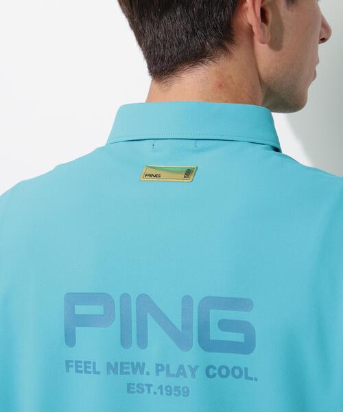 PING(ピン)の「【PING APPAREL】レイブロックMr.PING半袖ポロシャツ <GOLD> (MENS)(ポロシャツ・メンズ・ホワイト/ブルー系その他/ブラック・S/LL/L/LL1/M)」の12枚目の写真