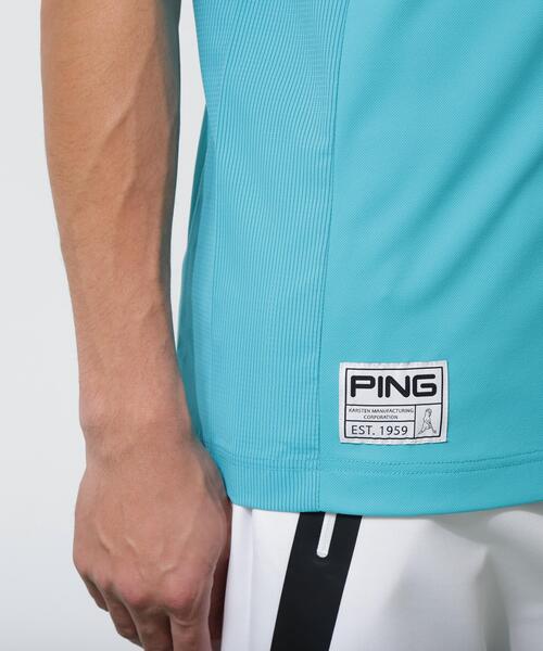 PING(ピン)の「【PING APPAREL】レイブロックMr.PING半袖ポロシャツ <GOLD> (MENS)(ポロシャツ・メンズ・ホワイト/ブルー系その他/ブラック・S/LL/L/LL1/M)」の14枚目の写真