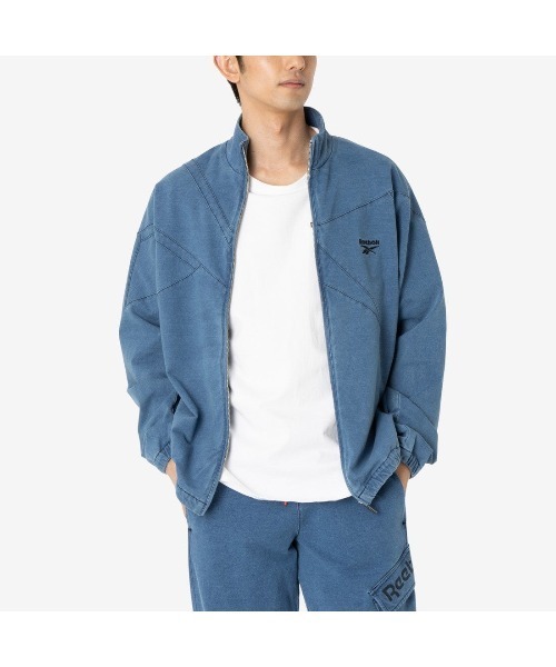 Reebok（リーボック）の「ベクターアイコン トラックジャケット / STREET SPORT VECTOR ICON TRACK JACKET（ブルゾン・メンズ・ブルー・X-LARGE/SMALL/MEDIUM/LARGE）」の2枚目の写真
