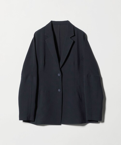UNITED ARROWS(ユナイテッドアローズ)の「COMFY テーラードジャケット ‐防汚 UVカット ウォッシャブル‐(テーラードジャケット・レディース・ブラック/ネイビー・38/36)」の13枚目の写真