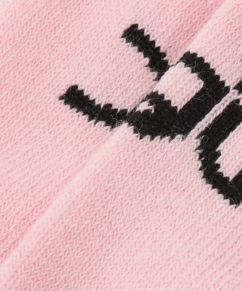 X-girl Stages（エックスガールステージス）の「【人気商品再入荷】【直営店で取り扱い無し】立体ハートロゴショートソックス（ソックス/靴下・キッズ・ピンク/オフホワイト/ブラック・13-15cm/17-19cm/19-21cm/15-17cm）」の8枚目の写真