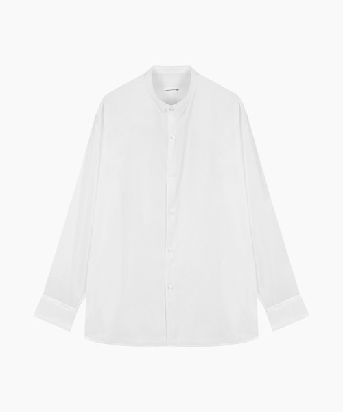 LAD MUSICIAN（ラッドミュージシャン）の「DECHINE BAND COLLAR BIG SHIRT（シャツ/ブラウス・メンズ・ブラック/ホワイト/グレー系・42/46/44）」の2枚目の写真