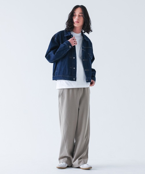 MDR(エムディアール)の「トラッカーデニムジャケット【セットアップ対応】(デニムジャケット・メンズ・アイボリー/ネイビー・M/XL/L)」の12枚目の写真