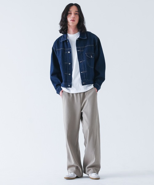 MDR(エムディアール)の「トラッカーデニムジャケット【セットアップ対応】(デニムジャケット・メンズ・アイボリー/ネイビー・M/XL/L)」の13枚目の写真