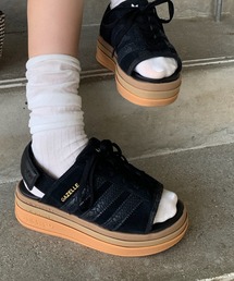 adidas（アディダス）の「ガゼル ボールド サンダル   GAZELLE BOLD SANDALS   アディダスオリジナルス adidas Originals 厚底サンダル（サンダル）」