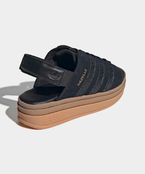 adidas(アディダス)の「ガゼル ボールド サンダル / GAZELLE BOLD SANDALS / アディダスオリジナルス adidas Originals 厚底サンダル(サンダル・レディース・ブラック・26.5cm/25.5cm/24.5cm/23.5cm/22.5cm/28.5cm/27.5cm)」の5枚目の写真