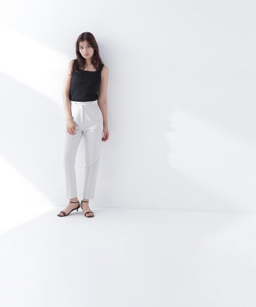 NATURAL BEAUTY BASIC(ナチュラルビューティーベーシック)の「◇前後2wayニットタンク(タンクトップ・レディース・オフホワイト/ブラウン/ブラック・FREE)」の5枚目の写真