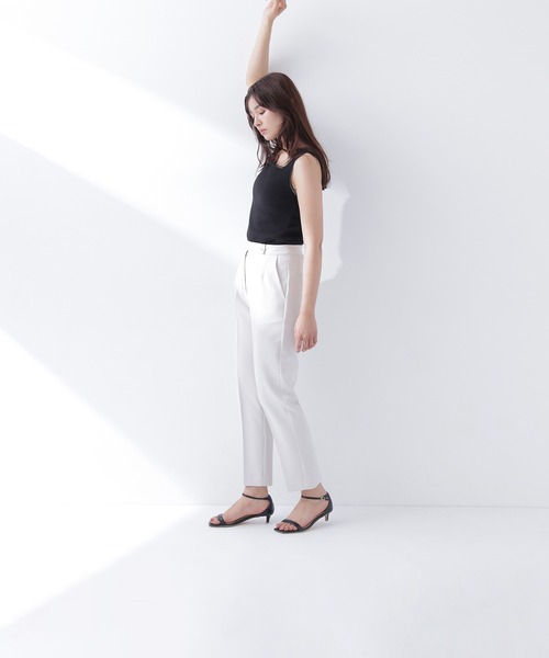 NATURAL BEAUTY BASIC（ナチュラルビューティーベーシック）の「◇前後2wayニットタンク（タンクトップ・レディース・オフホワイト/ブラウン/ブラック・FREE）」の22枚目の写真