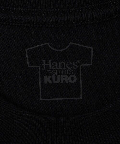 HANES(ヘインズ)の「Hanes: 半袖 パック クルーネック Tシャツ 26SS(ブラック)(Tシャツ/カットソー・メンズ・ブラック・MEDIUM/LARGE/X-LARGE)」の6枚目の写真