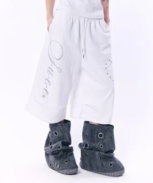 ◇SETUPEXE◇ブランド直輸入正規品/ハート スタッド ロゴ バミューダ パンツ HEART STUD LOGO BERMUDA PANTS