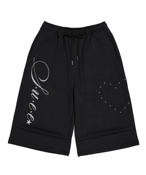 Ada.(エイダ)の「◇SETUPEXE◇ブランド直輸入正規品/ハート スタッド ロゴ バミューダ パンツ HEART STUD LOGO BERMUDA PANTS(その他パンツ・レディース・ホワイト/ブラック・FREE)」の15枚目の写真