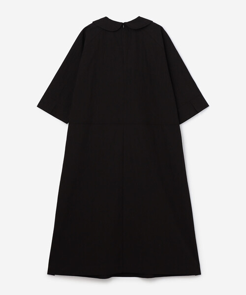 Bshop(ビショップ)の「eunoia | ラウンドカラー ロングワンピース WOMEN(ワンピース・レディース・ブラック・ONE)」の3枚目の写真