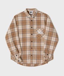 CONCEPTCOLLEGE（コンセプトカレッジ）の「ブラウンフランネルチェックシャツ [成人男女共用]（シャツ/ブラウス）」