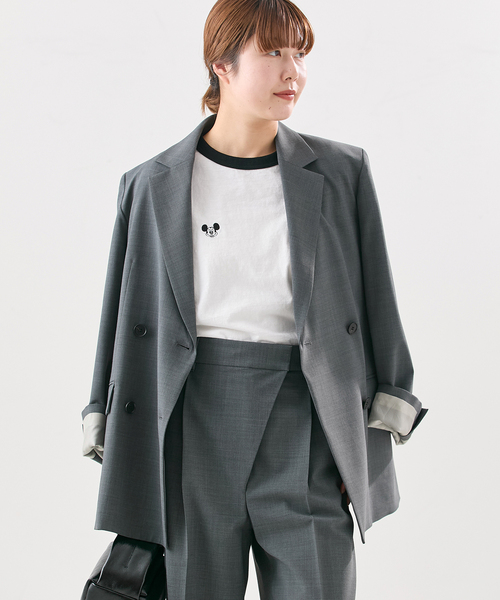 JANE SMITH / JOHN SMITH(ジェーンスミスジョンスミス)の「《追加》【JANE SMITH/ジェーンスミス】 MICKEY FACE RINGER Tシャツ(Tシャツ/カットソー・レディース・ブラック・SMALL)」の4枚目の写真