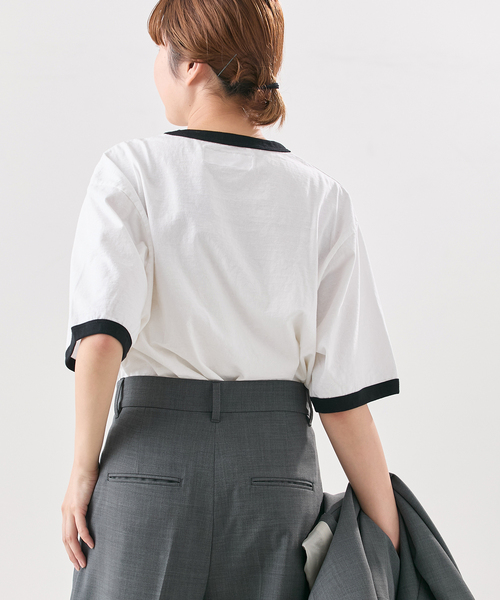 JANE SMITH / JOHN SMITH(ジェーンスミスジョンスミス)の「《追加》【JANE SMITH/ジェーンスミス】 MICKEY FACE RINGER Tシャツ(Tシャツ/カットソー・レディース・ブラック・SMALL)」の7枚目の写真