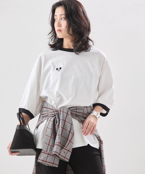 JANE SMITH / JOHN SMITH(ジェーンスミスジョンスミス)の「《追加》【JANE SMITH/ジェーンスミス】 MICKEY FACE RINGER Tシャツ(Tシャツ/カットソー・レディース・ブラック・SMALL)」の11枚目の写真