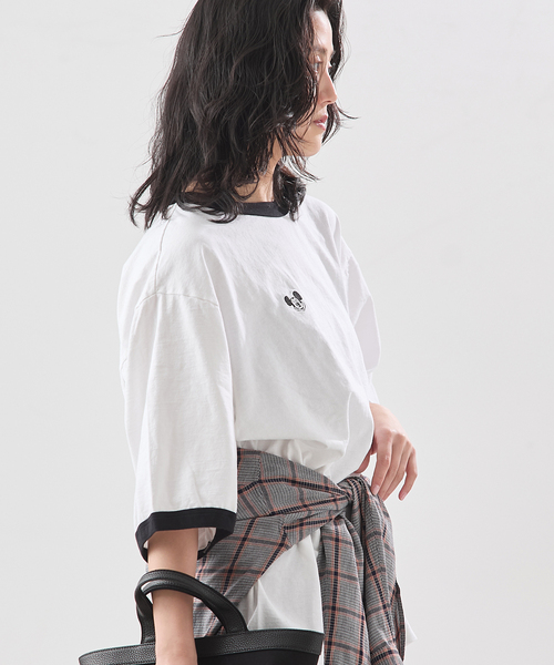 JANE SMITH / JOHN SMITH(ジェーンスミスジョンスミス)の「《追加》【JANE SMITH/ジェーンスミス】 MICKEY FACE RINGER Tシャツ(Tシャツ/カットソー・レディース・ブラック・SMALL)」の12枚目の写真