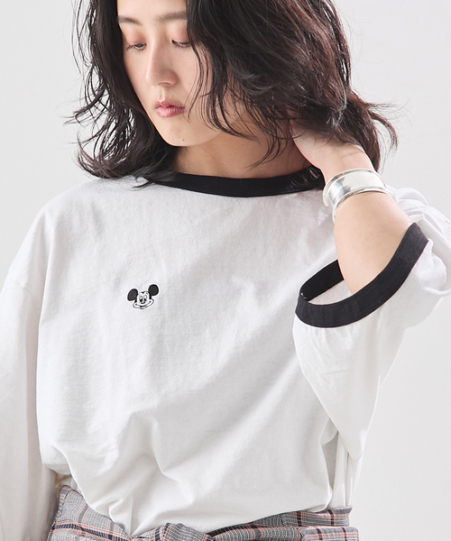 JANE SMITH / JOHN SMITH(ジェーンスミスジョンスミス)の「《追加》【JANE SMITH/ジェーンスミス】 MICKEY FACE RINGER Tシャツ(Tシャツ/カットソー・レディース・ブラック・SMALL)」の14枚目の写真