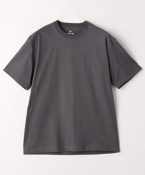 FREAK'S STORE（フリークスストア）の「限定展開 Hanes/ヘインズ BEEFY-T クルーネックTシャツ（Tシャツ/カットソー・メンズ・ブラック/チャコールグレー/ホワイト・LARGE/MEDIUM/SMALL）」の5枚目の写真