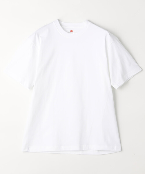 FREAK'S STORE（フリークスストア）の「限定展開 Hanes/ヘインズ BEEFY-T クルーネックTシャツ（Tシャツ/カットソー・メンズ・ブラック/チャコールグレー/ホワイト・LARGE/MEDIUM/SMALL）」の9枚目の写真