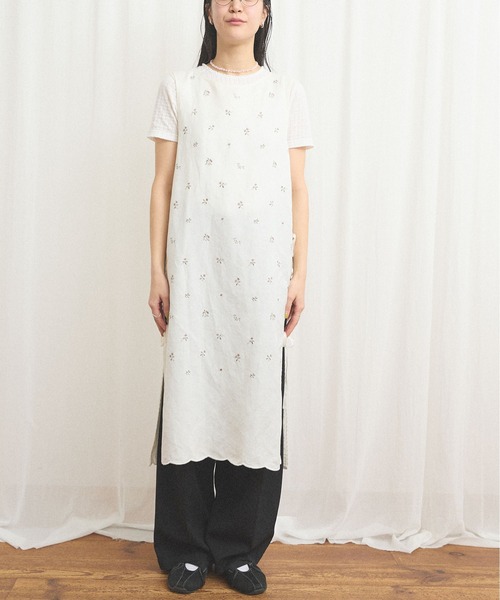 fig London(フィグロンドン)の「_Buttercup apron dress(ワンピース・レディース・ブルー/ホワイト・FREE)」の11枚目の写真