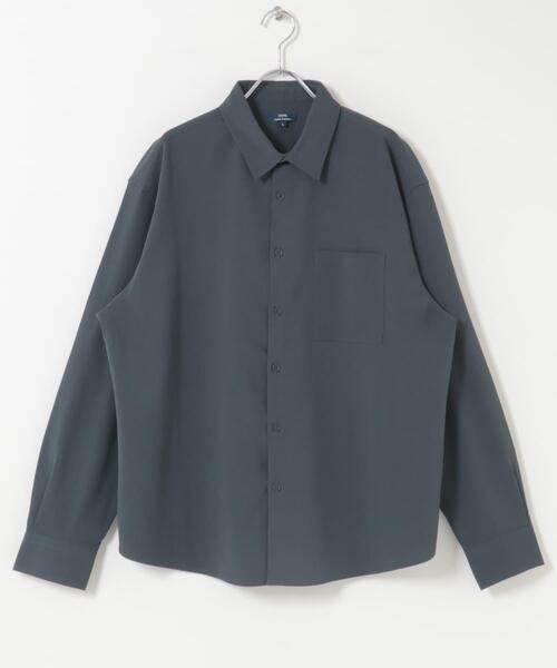 ITEMS URBANRESEARCH(アイテムズ アーバンリサーチ)の「ヨウリュウレギュラーカラー長袖シャツ(シャツ/ブラウス・メンズ・ネイビー/ダークグレー/オリーブ/ブラック・LARGE/MEDIUM)」の18枚目の写真