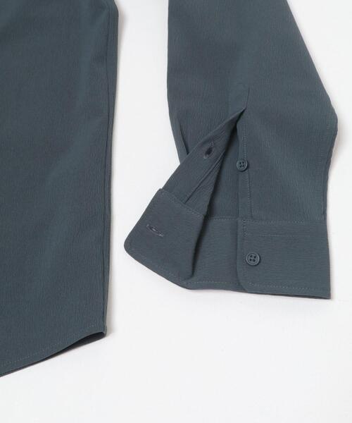 ITEMS URBANRESEARCH(アイテムズ アーバンリサーチ)の「ヨウリュウレギュラーカラー長袖シャツ(シャツ/ブラウス・メンズ・ネイビー/ダークグレー/オリーブ/ブラック・LARGE/MEDIUM)」の19枚目の写真