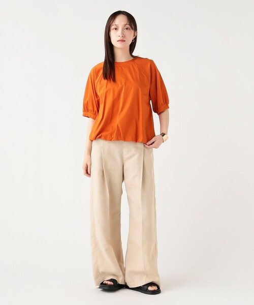 BEAMS HEART(ビームスハート)の「バック リボン バルーン プルオーバー(Tシャツ/カットソー・レディース・オレンジ/ブラック/オフホワイト・FREE)」の19枚目の写真