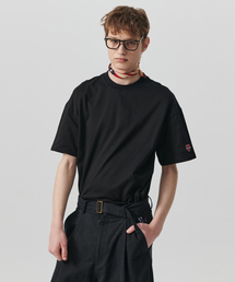 ノーマンティック スモールロゴ ベーシック 半袖Tシャツ ブラック