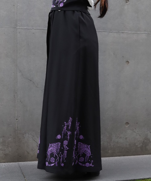 藤×和傘刺繍袴パンツ（その他パンツ）｜REZEN（リゼン）のファッション