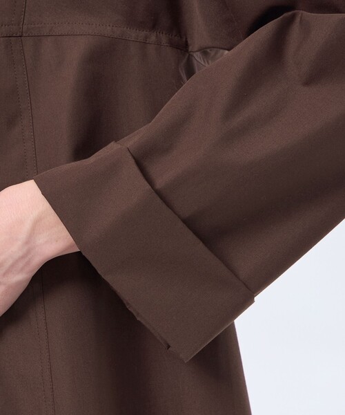 MACKINTOSH PHILOSOPHY（ﾏｯｷﾝﾄｯｼｭ ﾌｨﾛｿﾌｨｰ）の「【CRANWELL SHIRTS(クランウェルシャツ)】高密度タイプライター製（シャツ/ブラウス・レディース・ダークネイビー/ブラウン系その他4/オフホワイト・38）」の10枚目の写真