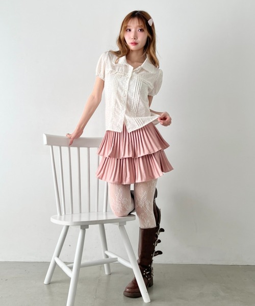 Loueme(ルエム)の「リトルフラワーブラウス(シャツ/ブラウス・レディース・ピンク/ブルー・FREE)」の13枚目の写真