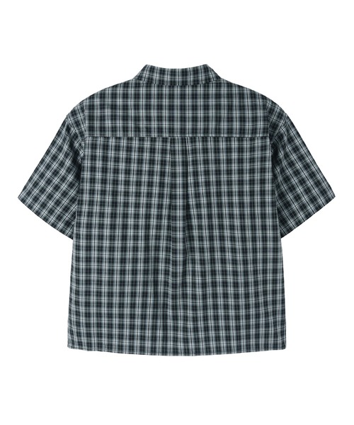OY（オーワイ）の「『OY/オーワイ』LOVE CHAOS CHECK S/S SHIRT/ラブカオスチェックシャツ（シャツ/ブラウス・メンズ・ブラック/アイボリー・L/M）」の18枚目の写真