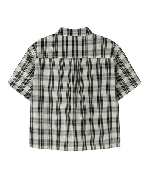 OY（オーワイ）の「『OY/オーワイ』LOVE CHAOS CHECK S/S SHIRT/ラブカオスチェックシャツ（シャツ/ブラウス・メンズ・ブラック/アイボリー・L/M）」の20枚目の写真
