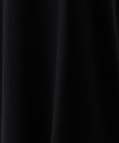 CALLNE(カルネ)の「【CALLNE】Tech Jacquard Half-Sleeve Box Shirt / テックジャガード半袖ボックスシャツ(吸水速乾、抗菌防臭)(シャツ/ブラウス・メンズ・ブラック・L/M)」の4枚目の写真