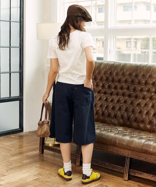 Levi's(リーバイス)の「LEVI'S/リーバイス SUPER BAGGY JORT 限定展開(デニムパンツ・レディース・ブルー/ブラック・27/26/25)」の10枚目の写真