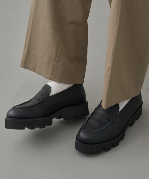 PADRONE(パドローネ)の「【PADRONE】WPL CHUNKY SOLE LOAFERS TK8759-2304(ローファー・メンズ・ブラック・42/41/40)」の1枚目の写真