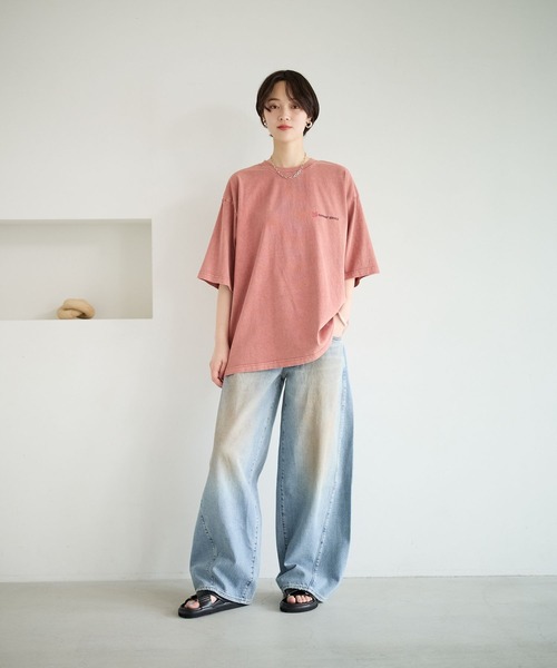 BAYFLOW（ベイフロー）の「［ユニセックス］ヴィンテージライクアニマルTシャツ（Tシャツ/カットソー・メンズ・ブラウン/オフホワイト/セージグリーン/ベージュ・LARGE/MEDIUM）」の5枚目の写真